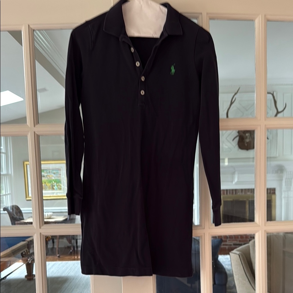 Ralph Lauren Navy Long Sleeve Dress